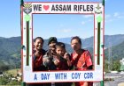 ASSAM RIFLES ORGANISED "A DAY WITH COY CDR" ALONG WITH "RUN FOR UNITY" AS PART OF "RASHTRIYA EKTA DIWAS" AT L/ KHUNOU, NONEY DISTRICT, MANIPUR